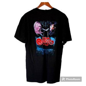Heart Live Alive Black Short Sleeve T-Shirt Unisex L Large Tour Music Band